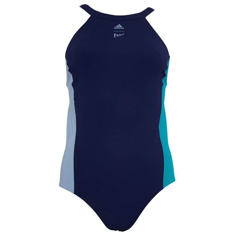 Buy adidas Womens Parley Hero Swimsuit Legend Ink/Clear Mint