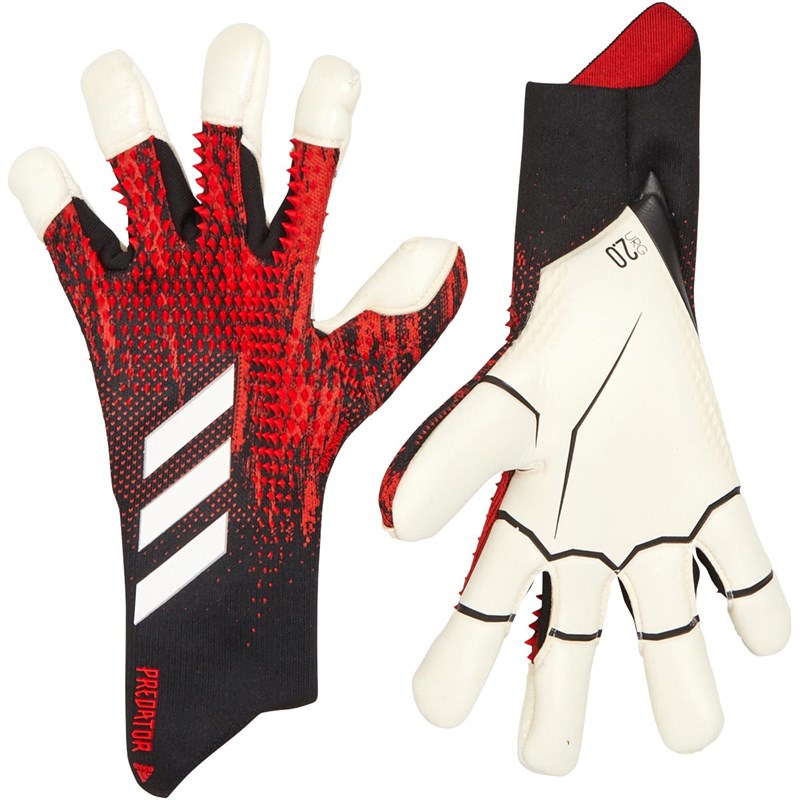 Buy adidas Mens Predator 20 Pro Hybrid Gloves Black/Active Red