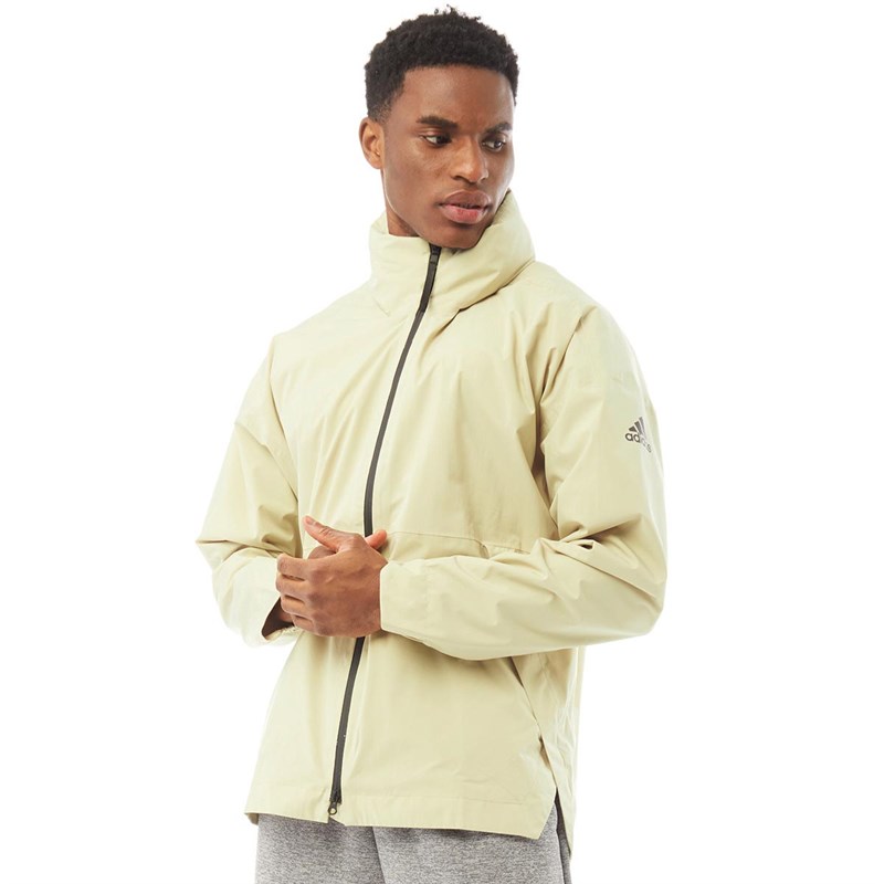Buy adidas Mens Urban RAIN.RDY Rain Jacket Savanna