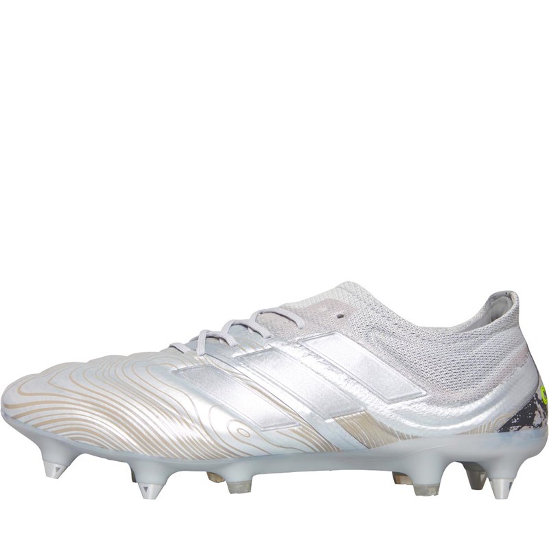 Buy adidas Mens Copa 20.1 Sg Soft Ground Football Boots Silver Metallic/Silver Metallic/Solar Yellow
