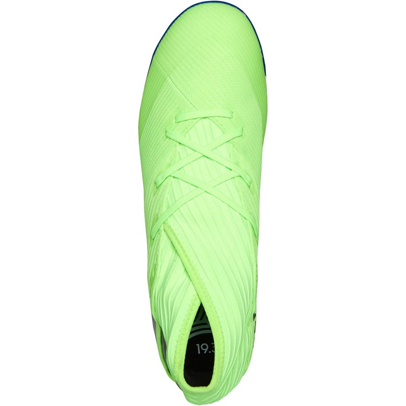 Buy adidas Mens Nemeziz 19.3 IN Indoor Football Boots Signal Green/Core
