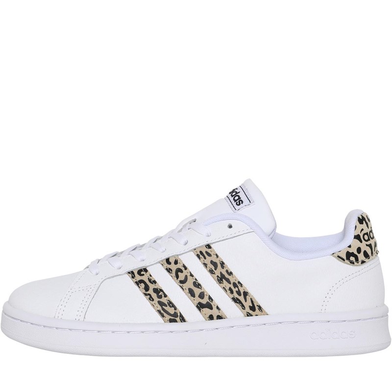 Buy adidas Womens Grand Court Trainers Footwear White/Savann/Core Black