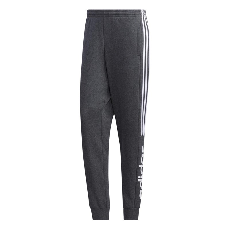 Buy adidas Mens Essentials Colorblock Sweat Pants Dark Grey Heather/White