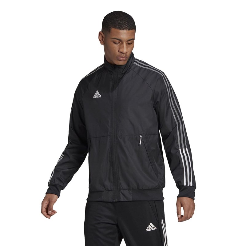 Buy adidas Mens FTB Germany Anthem Jacket Black
