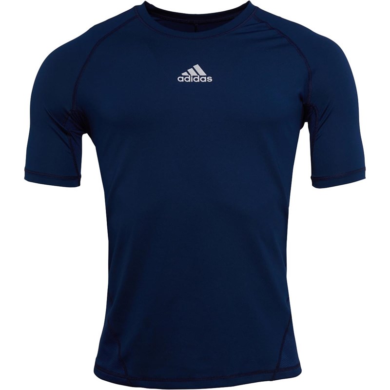 Buy adidas Mens Alphaskin Compression Top Collegiate Navy