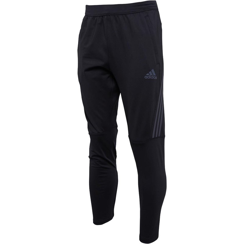 Buy adidas Mens Aeroready 3Stripes Cold Weather Joggers Black