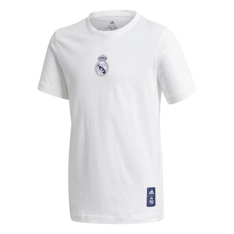 adidas TShirts RMCF REAL MADRID Graphic Junior Blanc