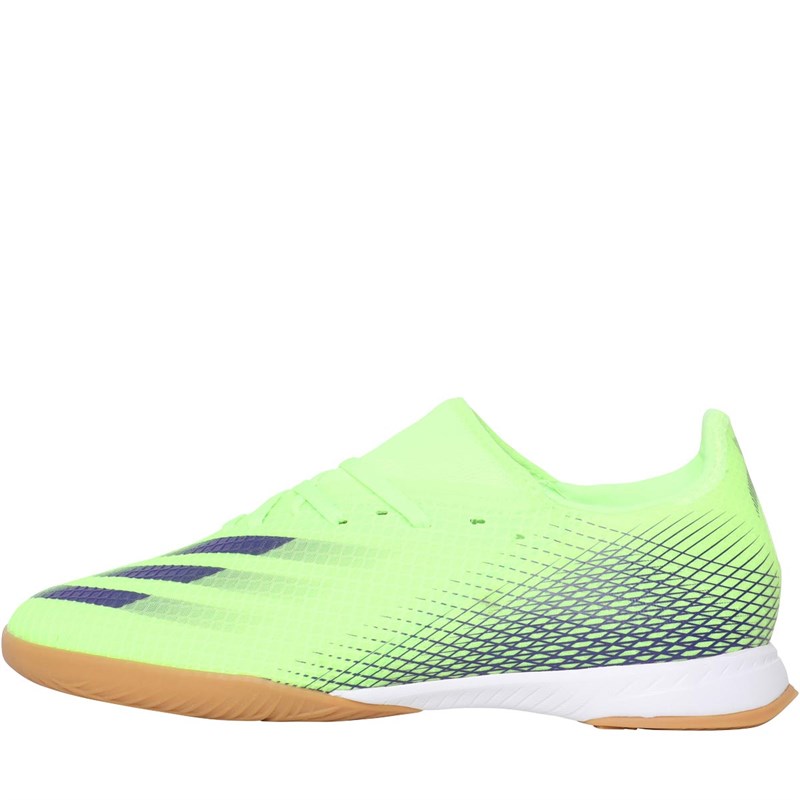 Buy adidas Mens X Ghosted.3 IN Indoor Football Boots Signal Green
