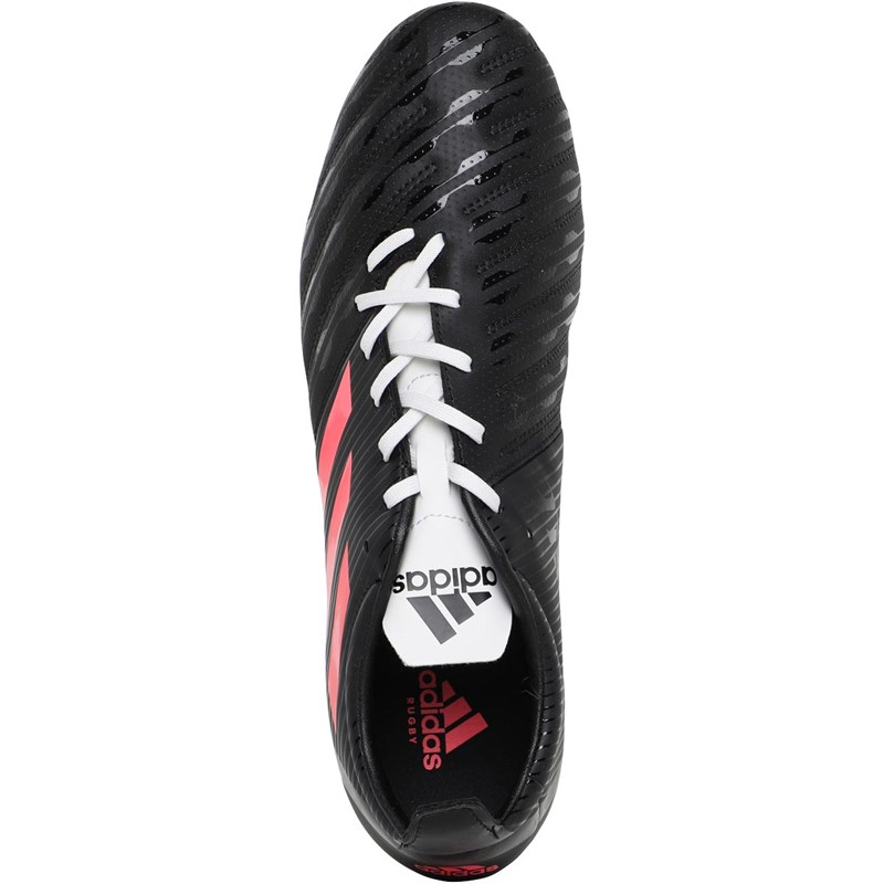 Buy adidas Mens Malice FG Firm Ground Rugby Boots Black/Signal Pink