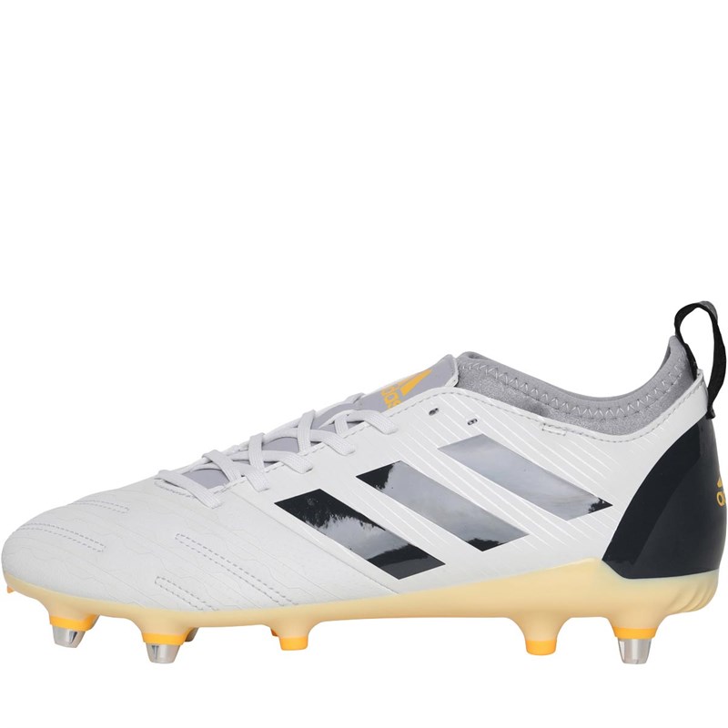 Buy adidas Mens Malice Elite SG Soft Ground Rugby Boots Crystal White