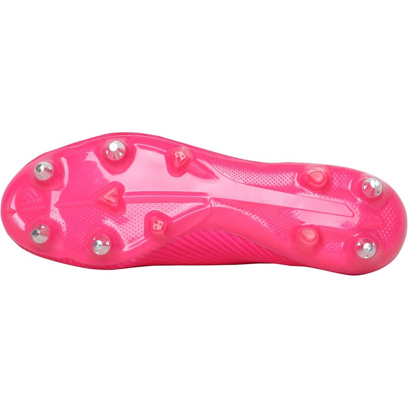 Buy adidas Mens X 19.1 SG Soft Ground Football Boots Shock Pink/Shock