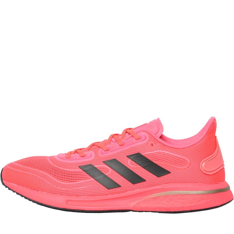 Buy adidas Mens Supernova Neutral Running Shoes Signal Pink/Core Black