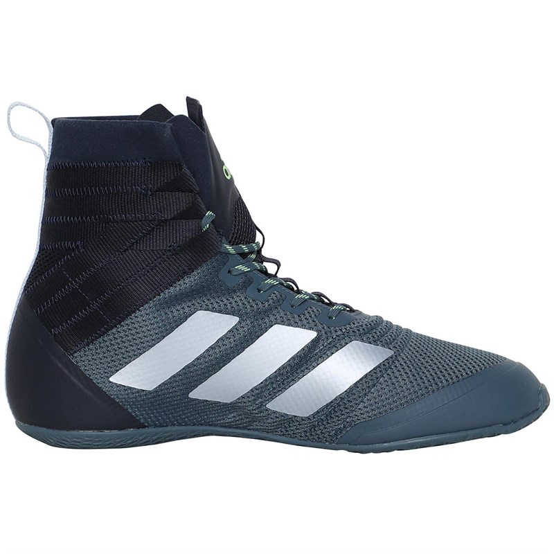 Buy adidas Mens Speedex 18 Boxing Shoes Legend Blue/Sky Tint/Signal Green