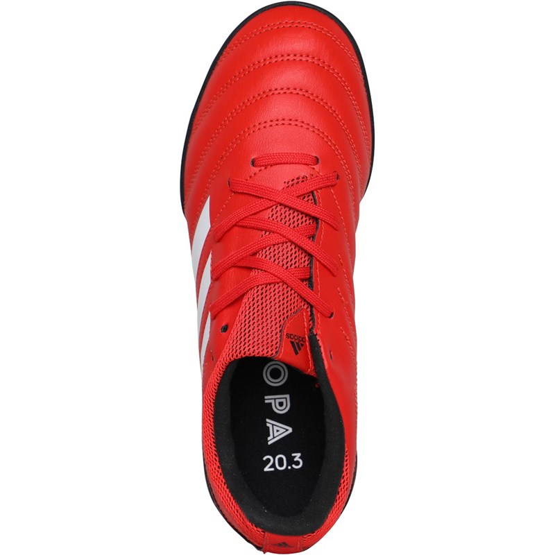 Buy adidas Junior Copa 20.3 TF Astro Turf Football Boots Active Red