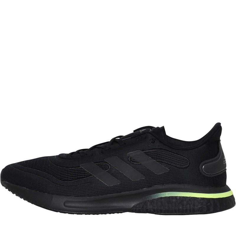 Buy adidas Mens Supernova Neutral Running Shoes Core Black/Core Black