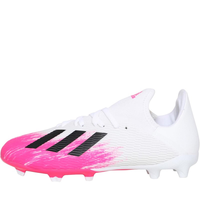 Buy adidas Junior X 19.3 FG Firm Ground Football Boots Footwear White