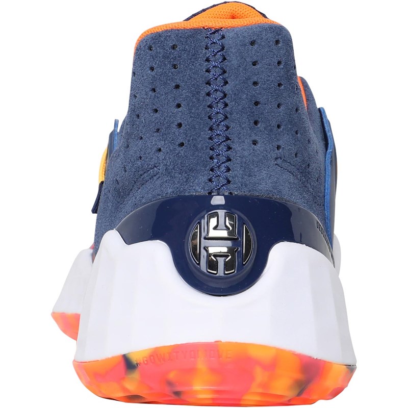 Buy adidas Mens Harden Vol.4 Basketball Shoes Tech Indigo/Signal Pink