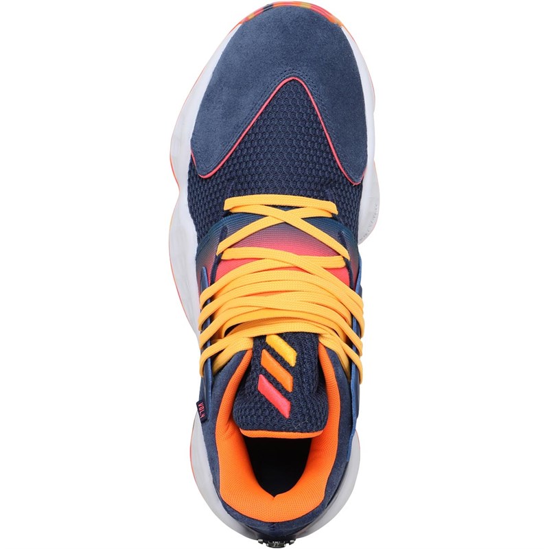 Buy adidas Mens Harden Vol.4 Basketball Shoes Tech Indigo/Signal Pink