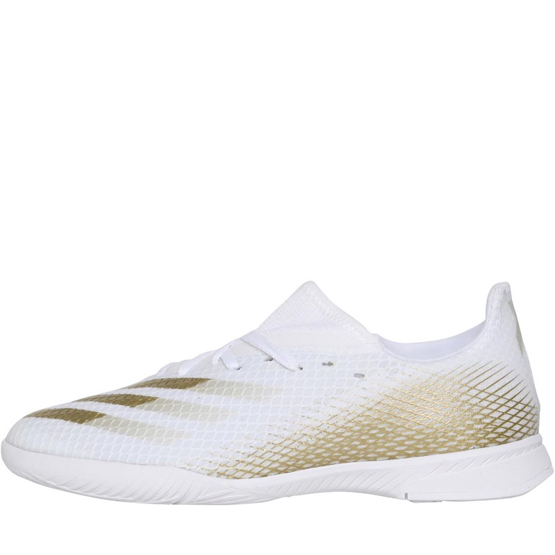 Buy adidas Junior X Ghosted.3 In Indoor Football Boots Footwear White