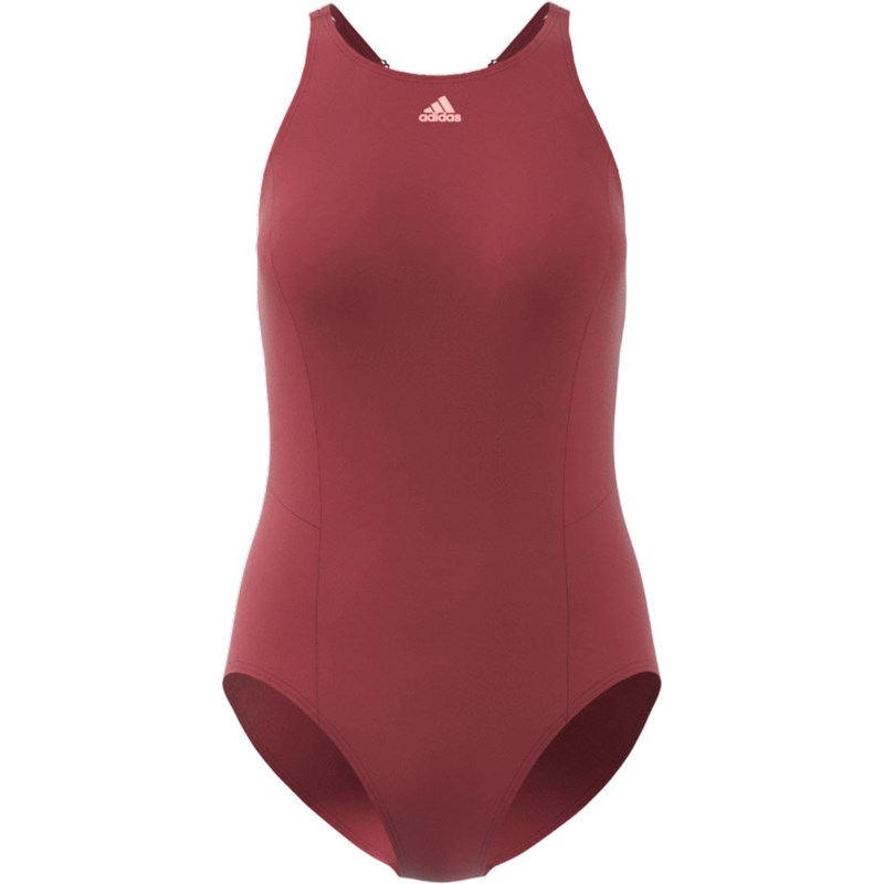 Buy adidas Womens SH3 RO A Swimsuit Legend Red/Haze Coral