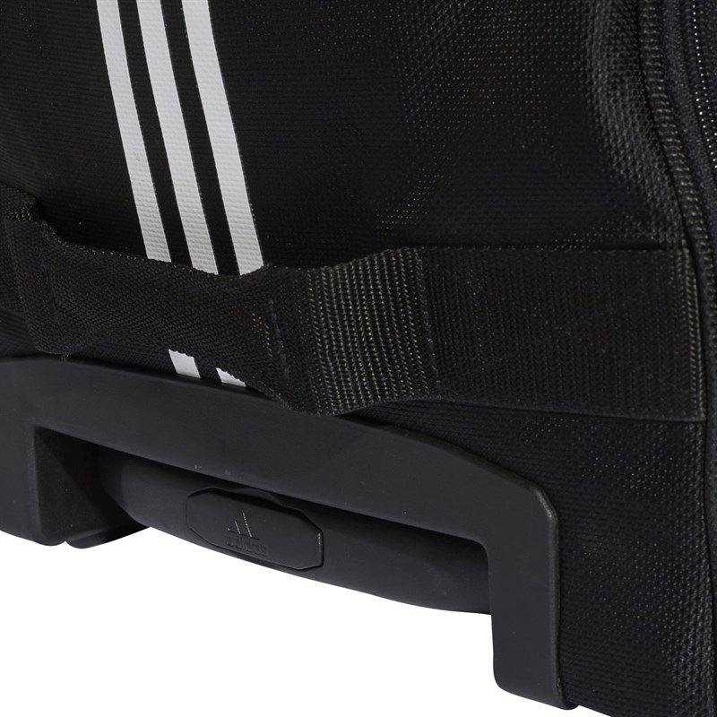 Buy adidas Mens Wheel Travel Bag Black/White/Black