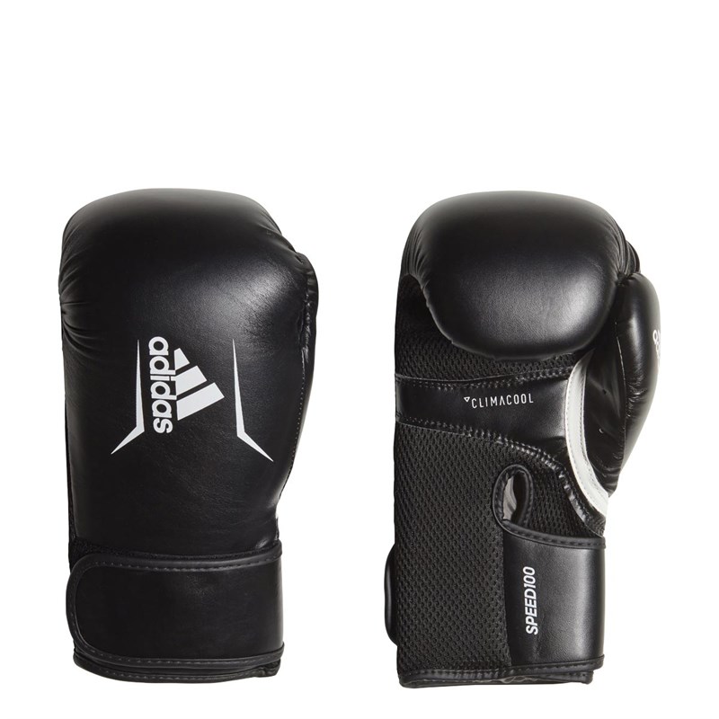 Buy adidas Mens Speed 100 Boxing Gloves Black/White