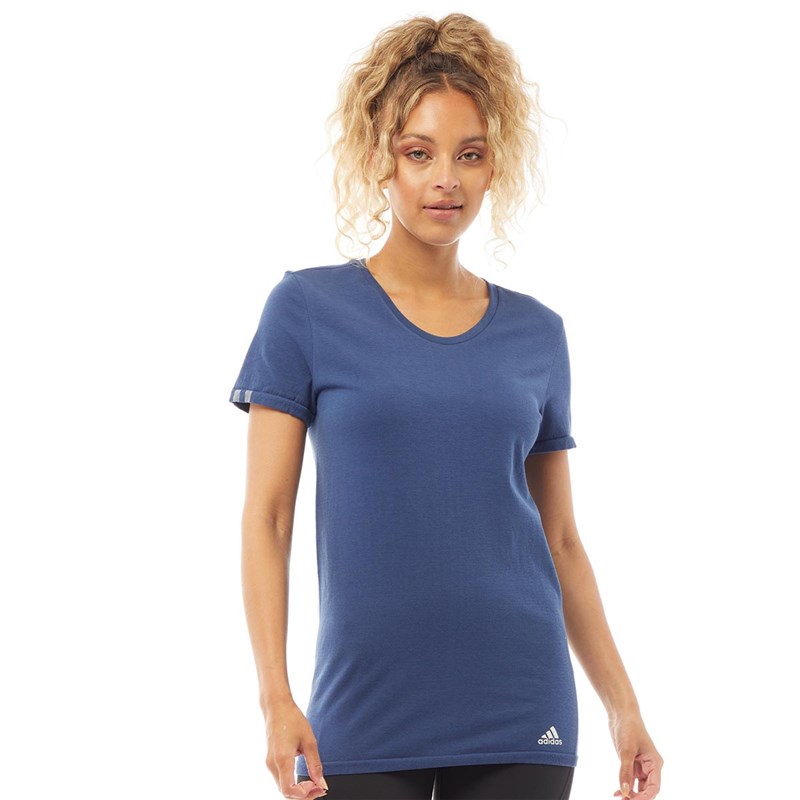 Buy adidas Womens 25/7 Running Top Tech Indigo