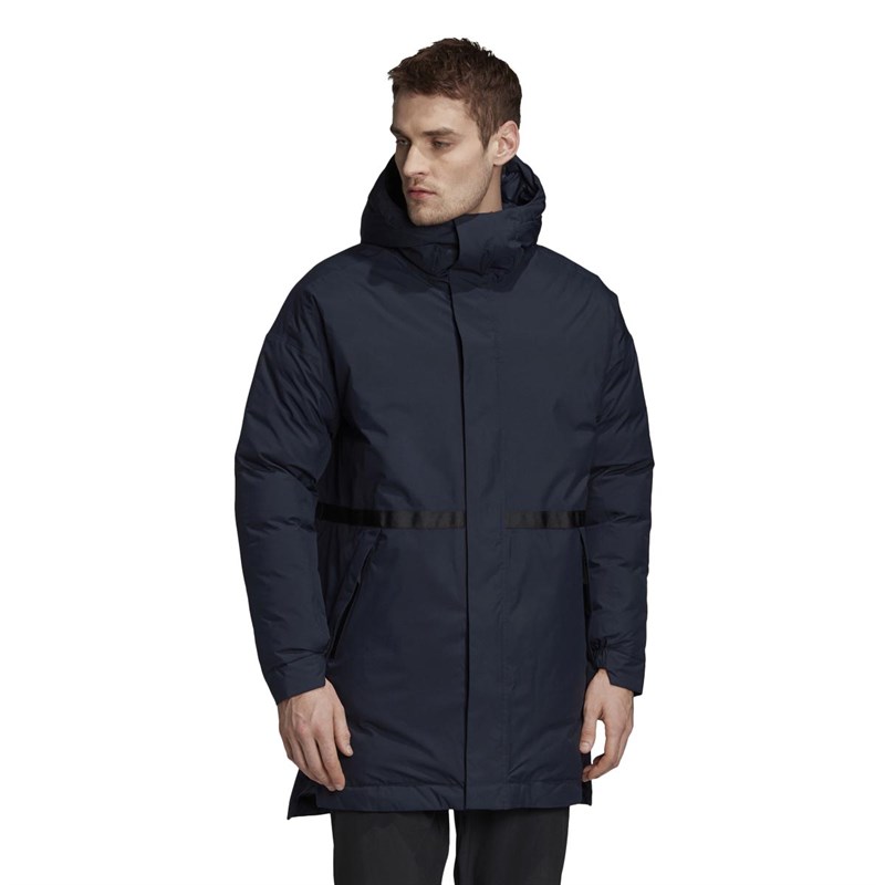 Buy adidas Mens Traveer Insulated Rain.RDY Parka Legend Ink
