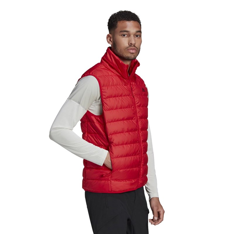 Buy adidas Mens Down Vest Scarlet