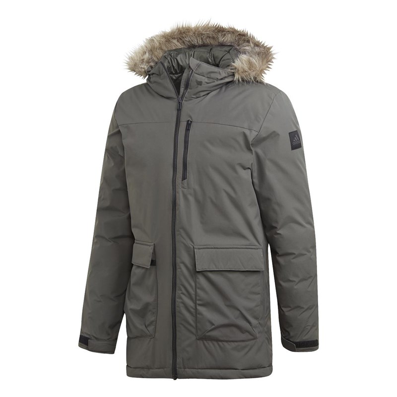 Buy adidas Mens Xploric Parka Legend Earth