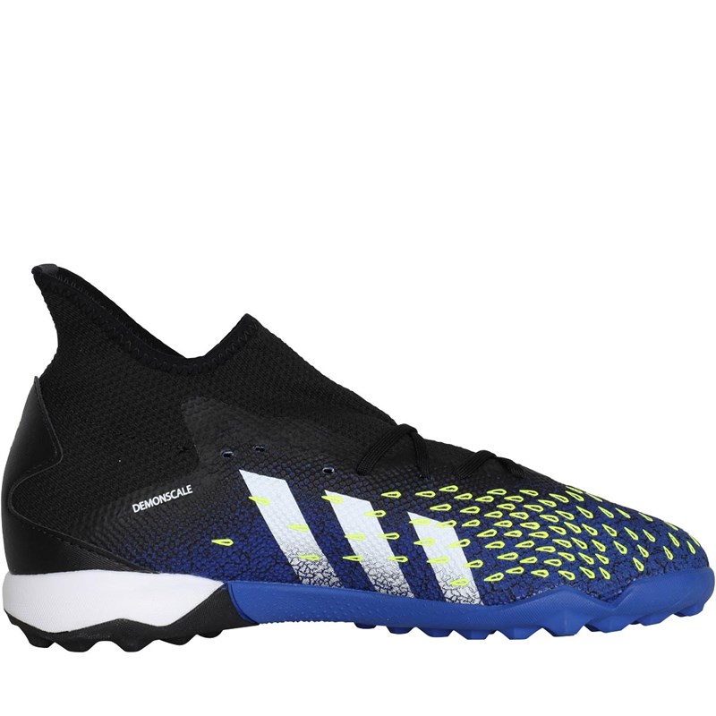 Buy adidas Mens Predator Freak .3 TF Astro Football Boots Core Black/Footwear White/Solar Yellow