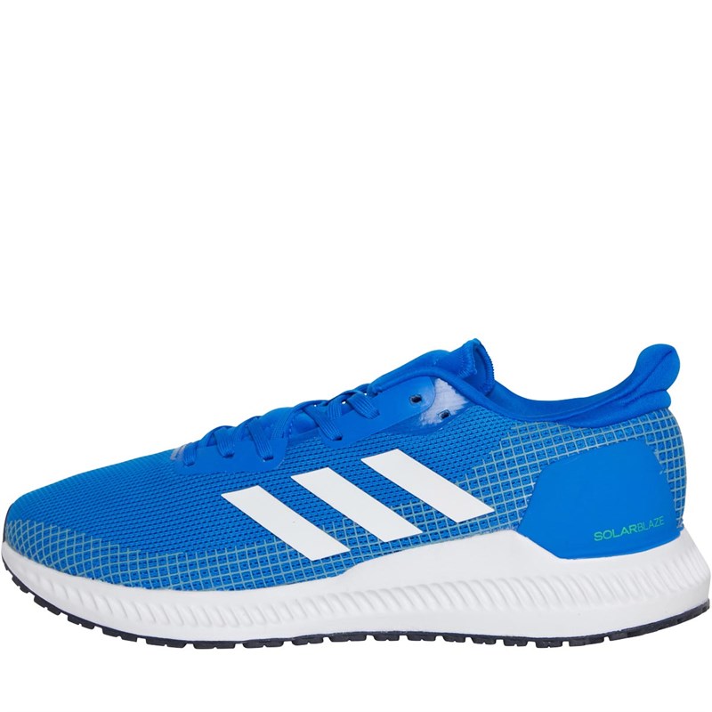 Buy adidas Mens Solar Blaze Neutral Running Shoes Glow Blue/Footwear