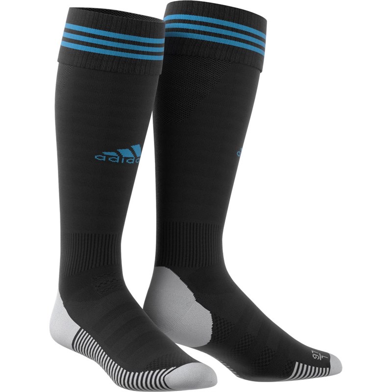 Buy adidas Mens Adi Socks 18 Black/Bold Aqua