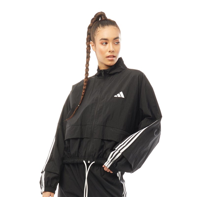 Buy adidas Womens Packable Woven Track Jacket Black