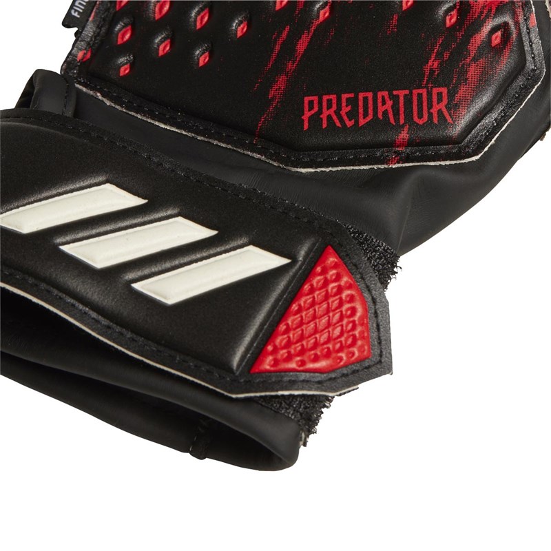 Buy adidas Junior Predator 20 Match Fingersave Goalkeeper Gloves Black