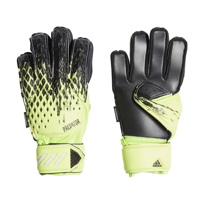 Buy adidas Junior Predator 20 Match Fingersave Goalkeeper Gloves Signal