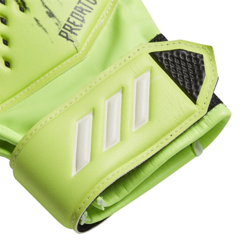Buy adidas Junior Predator 20 Match Fingersave Goalkeeper Gloves Signal