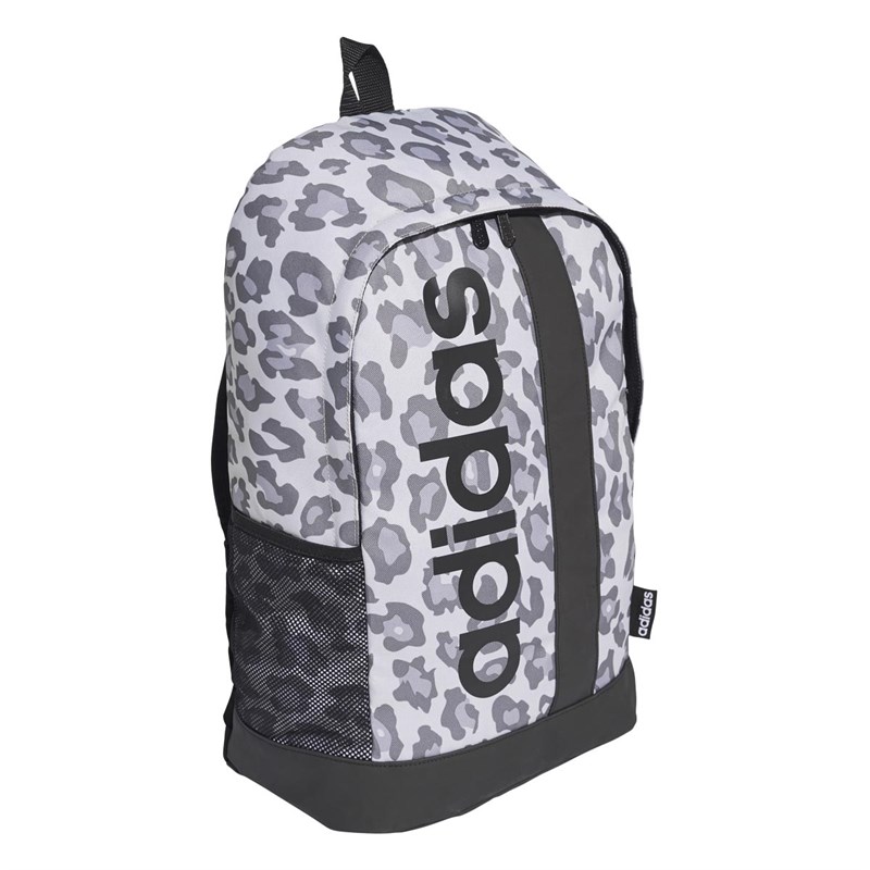 Buy adidas Womens Linear Leopard Print Backpack Orbit Grey/Grey Three/Glow Grey