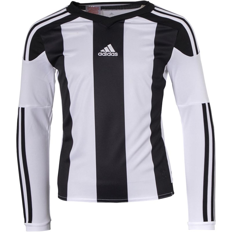 Buy adidas Junior Striped 15 Jersey White/Black