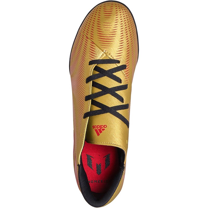 Buy adidas Mens NEMEZIZ MESSI .4 TF ASTRO Football Boots Gold Metallic