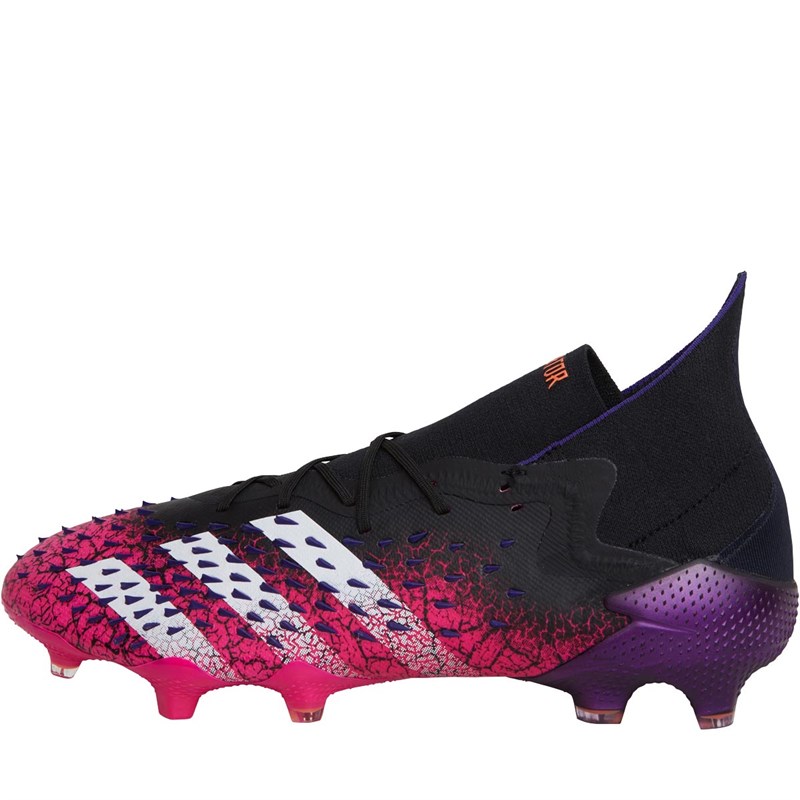 Buy adidas Mens Predator Freak.1 FG Firm Ground Football Boots Core Black/Footwear White/Shock Pink