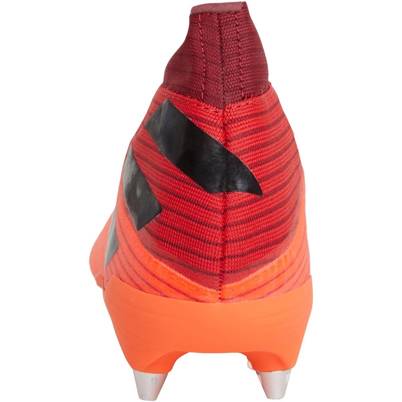 Buy adidas Mens Nemeziz 19+ SG Soft Ground Football Boots Signal Coral