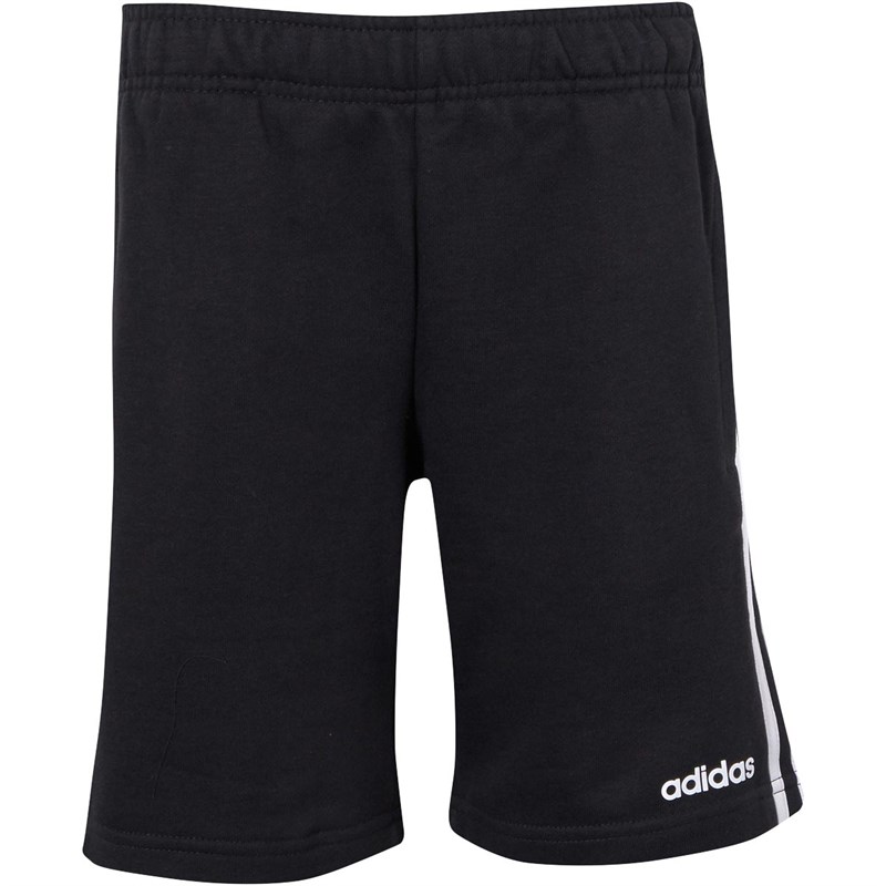 Buy adidas Junior Essentials 3Stripes Knit Shorts Black/White