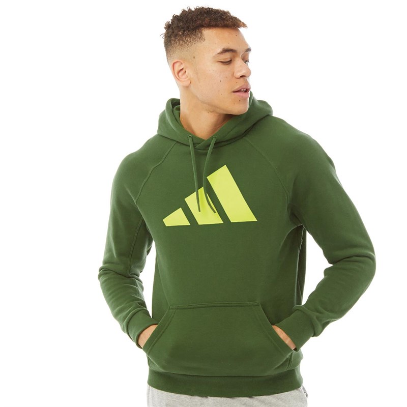 Buy adidas Mens Sportswear Badge of Sport Hoodie Wild Pine