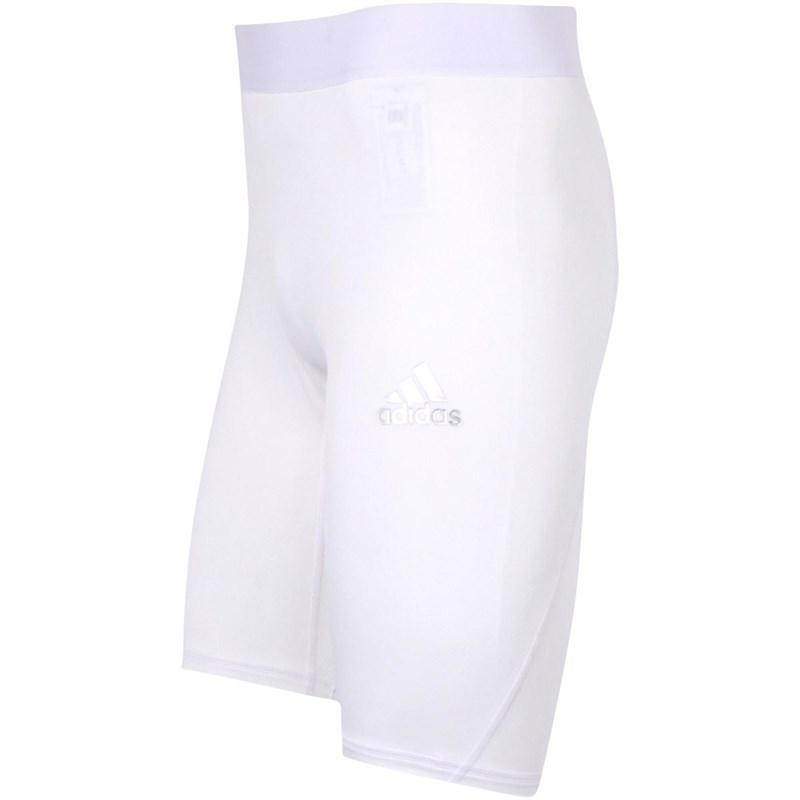 Buy adidas Mens Alphaskin Sport compression Shorts Tights White