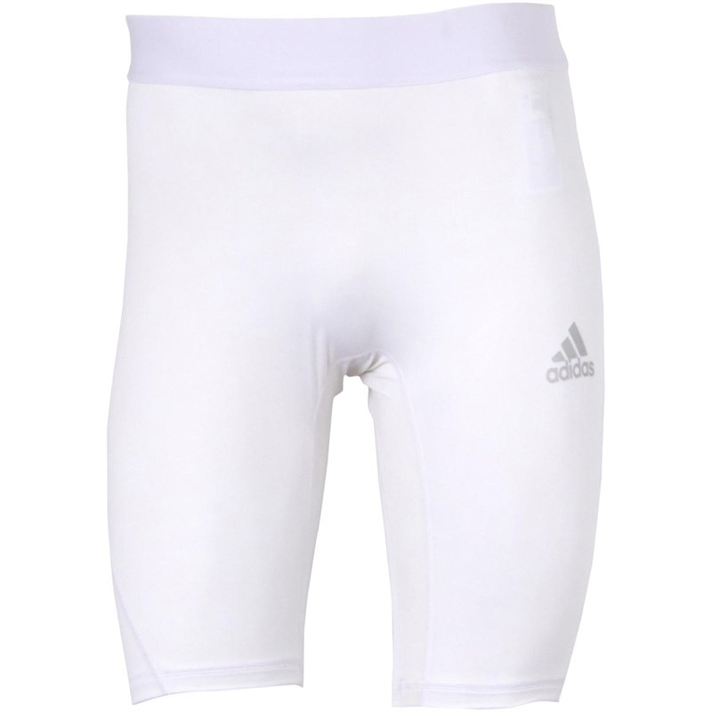 Buy adidas Mens Alphaskin Sport compression Shorts Tights White