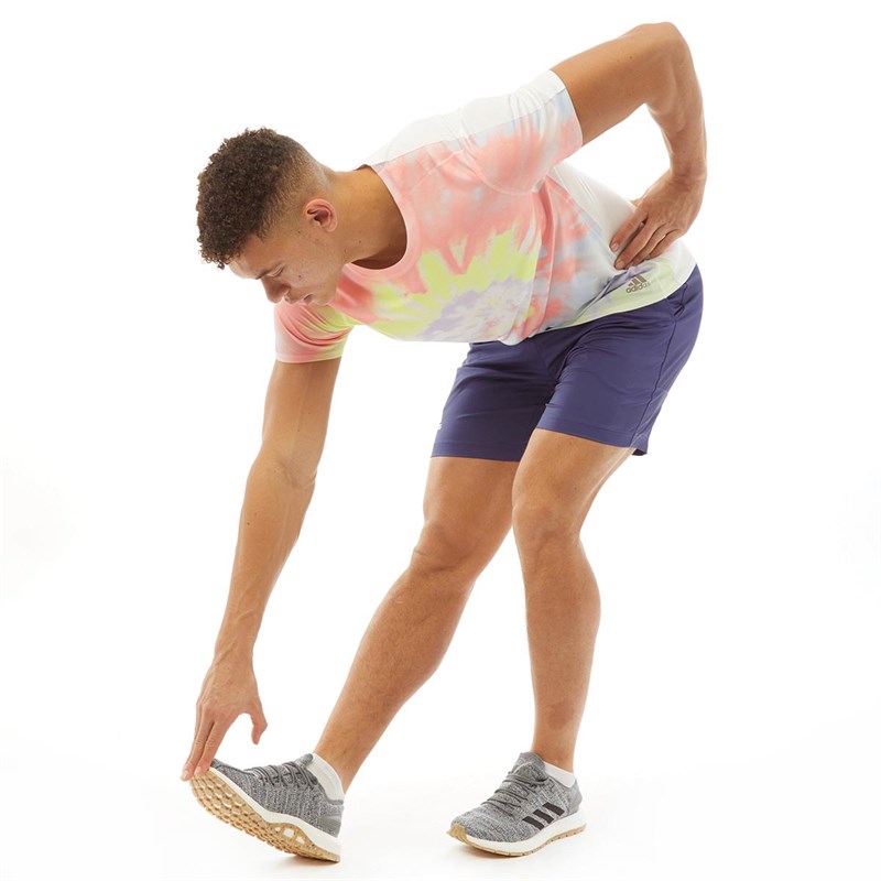 Buy adidas Mens 25/7 Santa Monica Running Top Light Flare Red