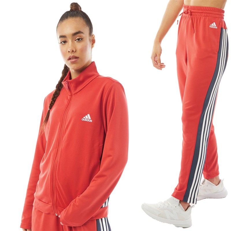 Buy adidas Womens Team Sports Tracksuit Crew Red/Crew Red