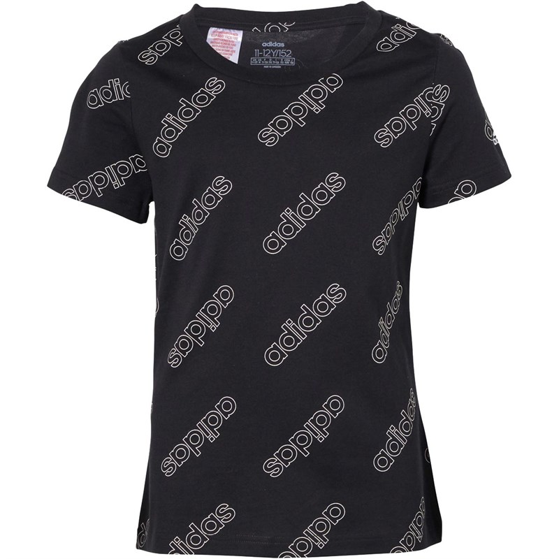 adidas Junior Classics Tshirts Zwart