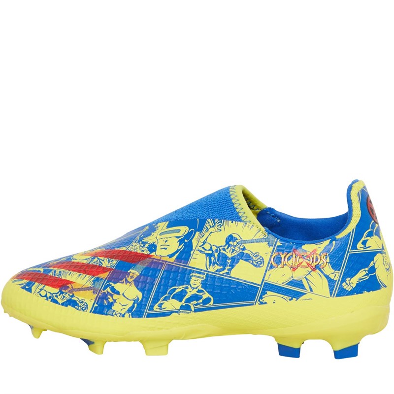 Buy adidas Kids X GHOSTED.3 LACELESS FG FIRM GROUND Football Boots Blue